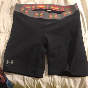 Under Armor girls compression shorts
